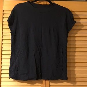 Navy loft tee